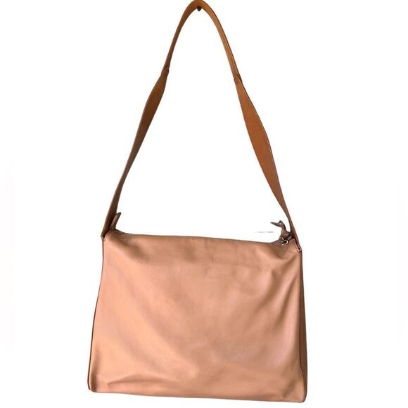 FRAME Two Textured shoulder bag in tan leather - Picture 6 of 16